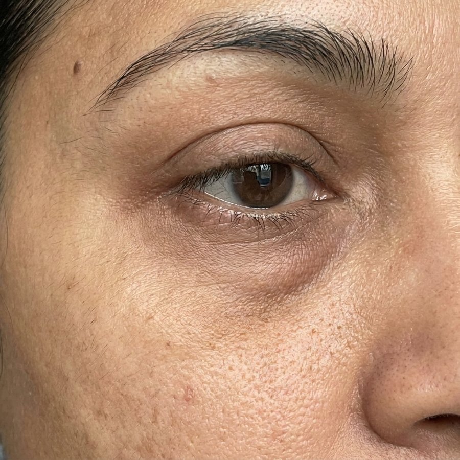 Under-eye close up
